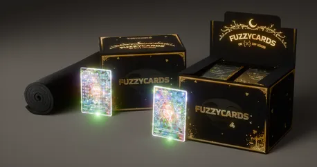 Fuzzycards Genesis booster box bundle display